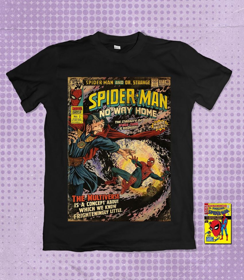 Футболка "Человек-Паук: Нет Пути Домой" чёрная