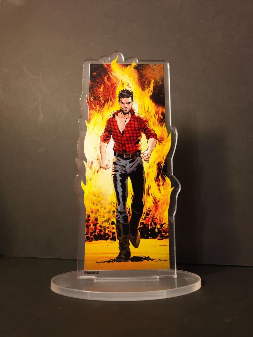 Акриловый стенд "Союзники: Август ван дер Хольт в огне"