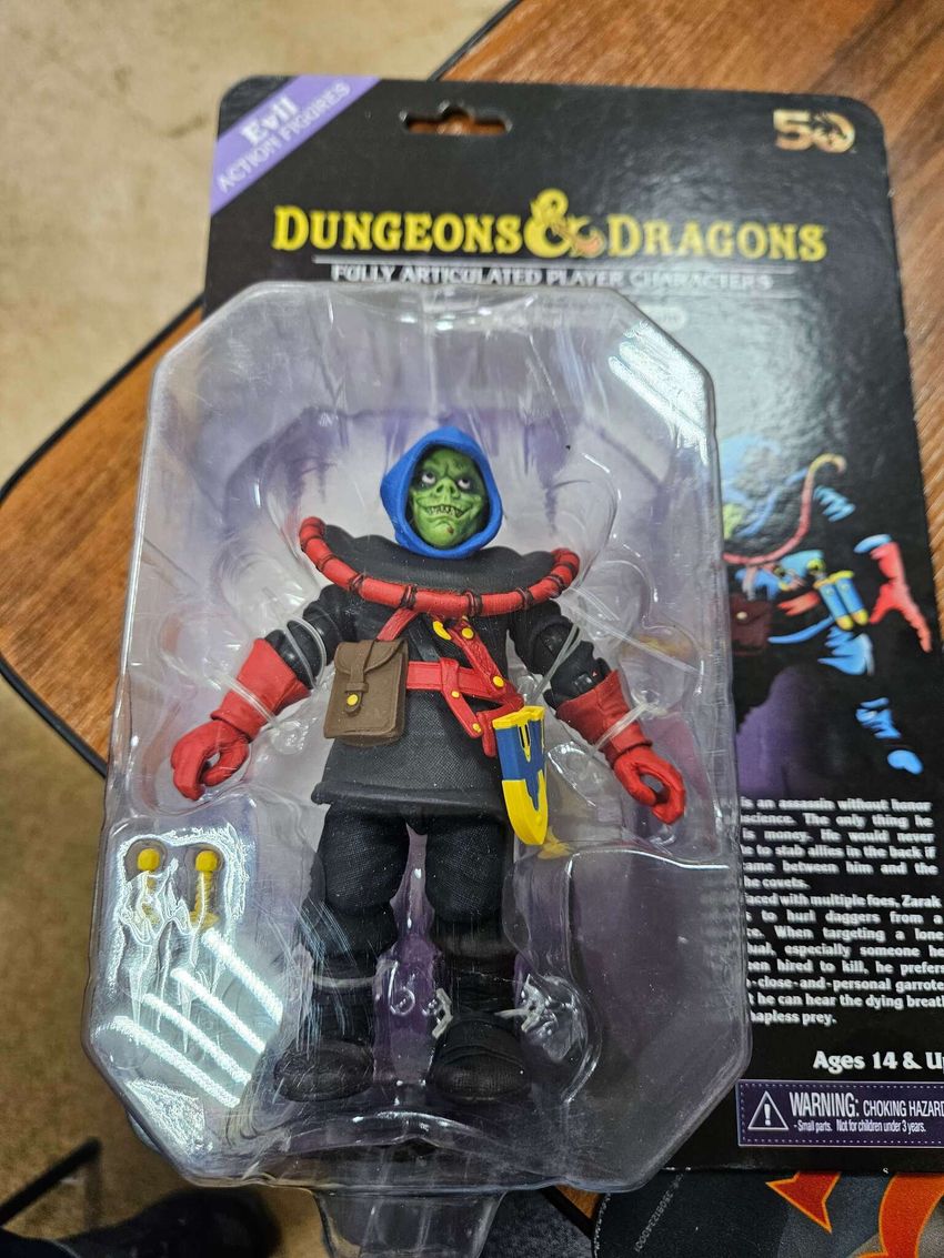 D&D 50th Anniversary: Zarak on Blister Card