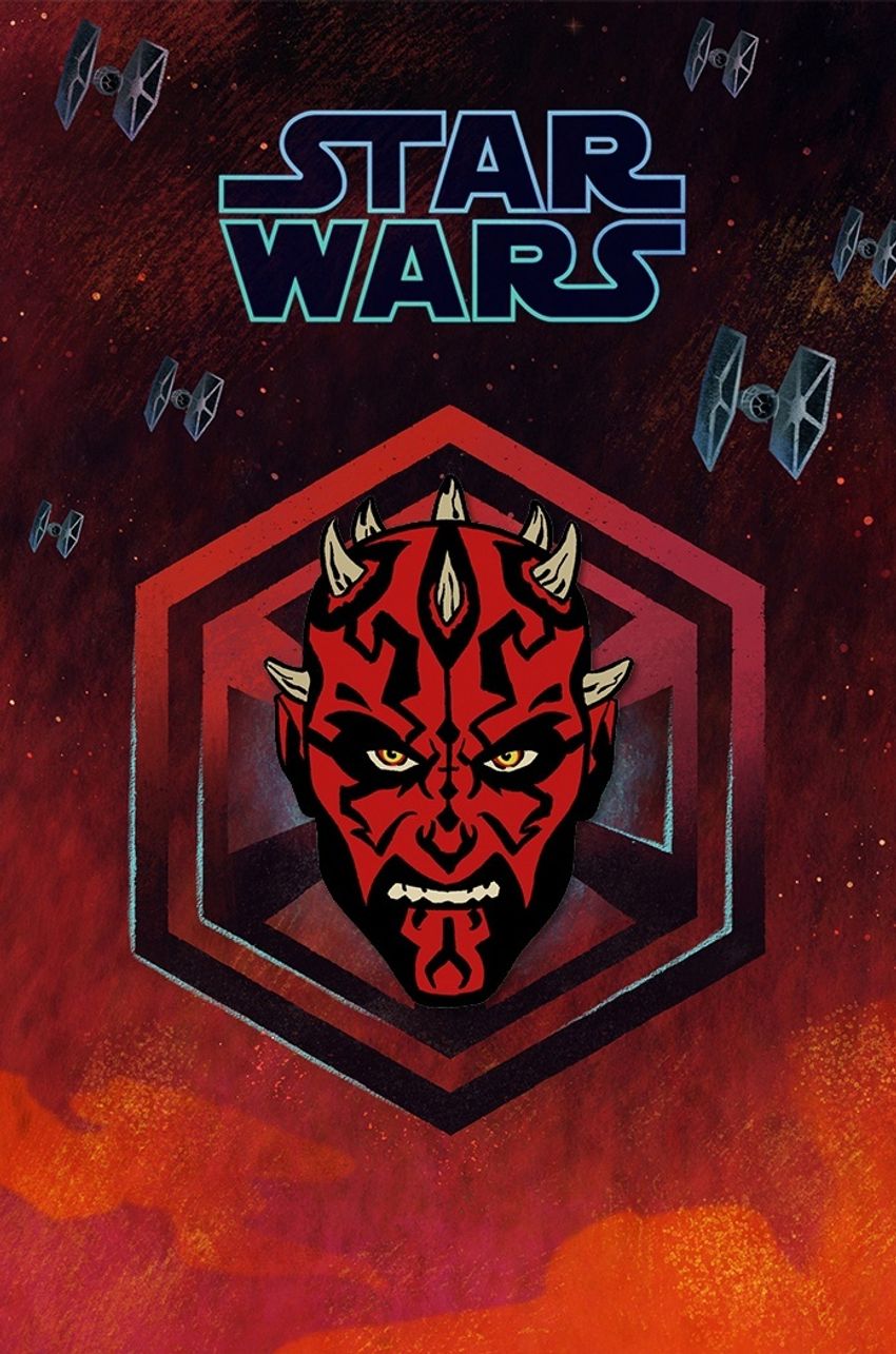 Металлический пин "Star Wars Dark Side Darth Maul"