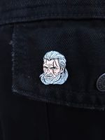 Металлический значок "Witcher: Geralt"