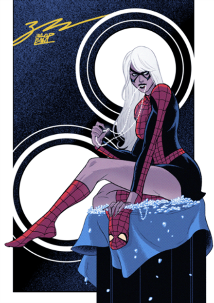 Открытка "Black Cat Spider Suit" (41300 баллов)