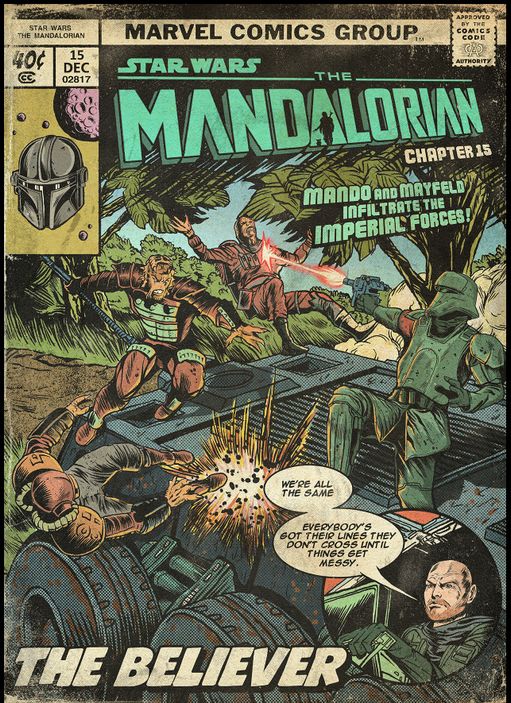 Постер  &quot;Star Wars: Mandalorian. Chapter 15 &quot;The Believer&quot;