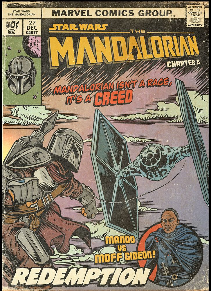 Постер  &quot;Star Wars: Mandalorian. Chapter 08 &quot;The Redemption&quot;