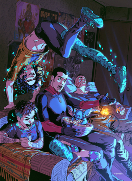 Открытка "Бесобой: Рыковы"