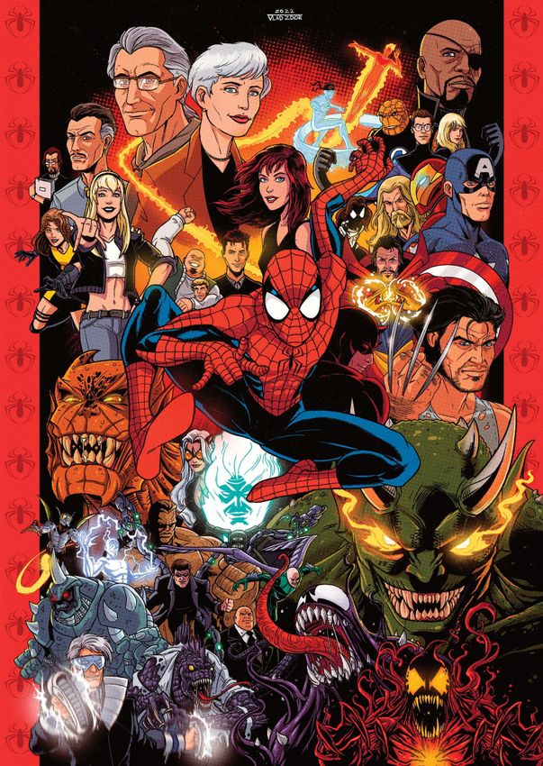Постер &quot;Ultimate Spider-Man Tribute&quot;