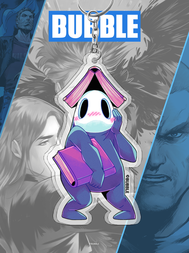 Акриловый брелок &quot;Экслибриум: Тенюшка книжная&quot;