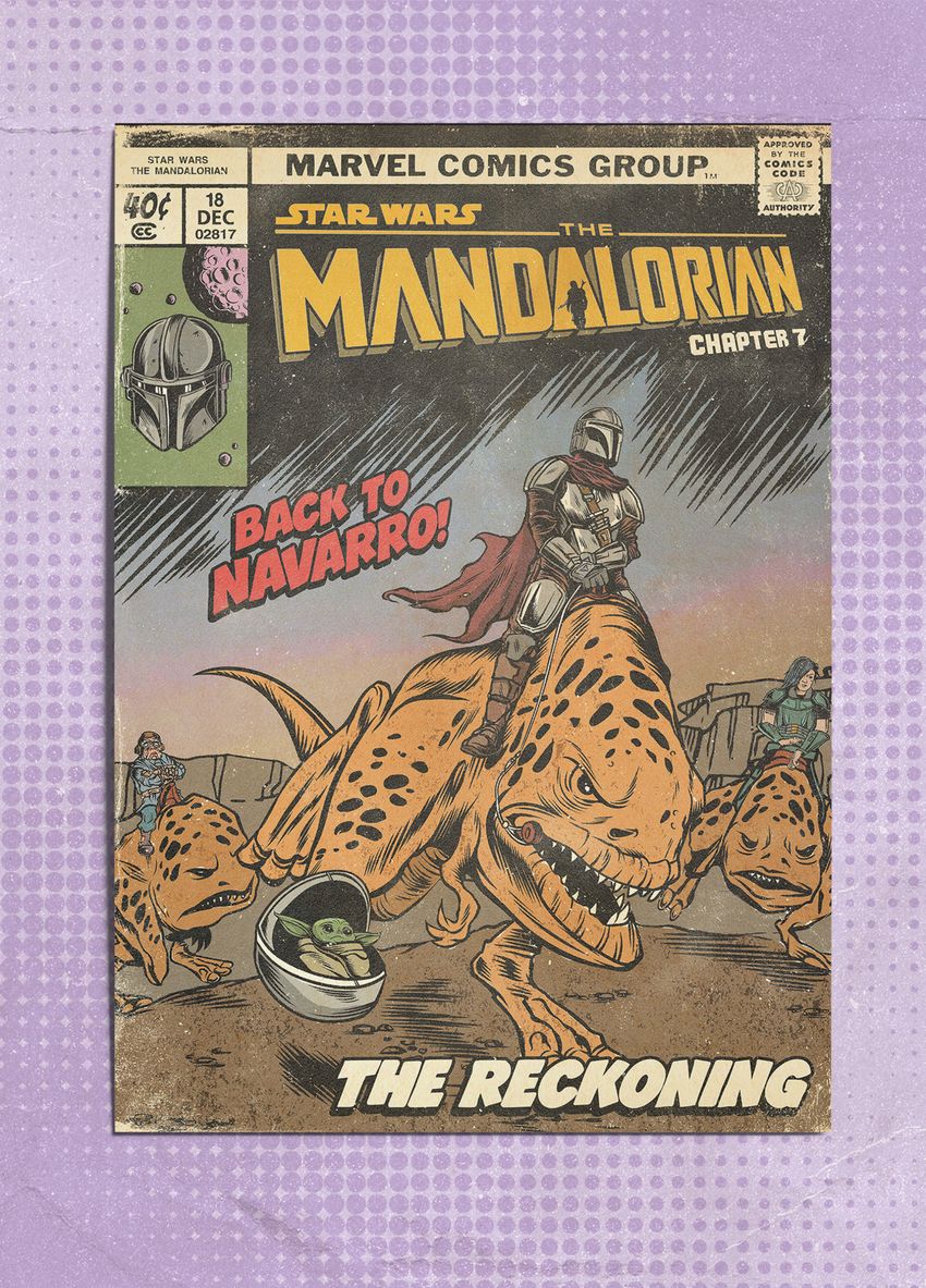 Открытка "Star Wars: Mandalorian. Chapter 07 "The Reckoning"