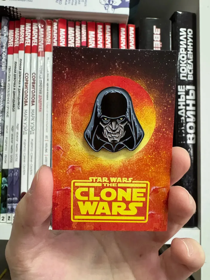 Металлический пин "Star Wars The Clone Wars: Darth Sidious (Palpatine)"