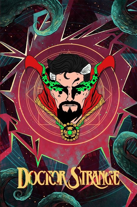 Металлический пин &quot;Doctor Strange&quot;