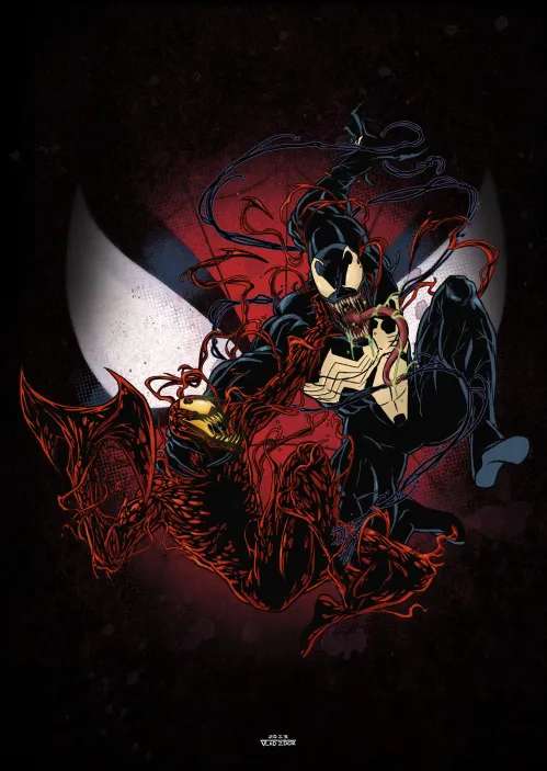 Открытка &quot;Venom vs Carnage&quot;