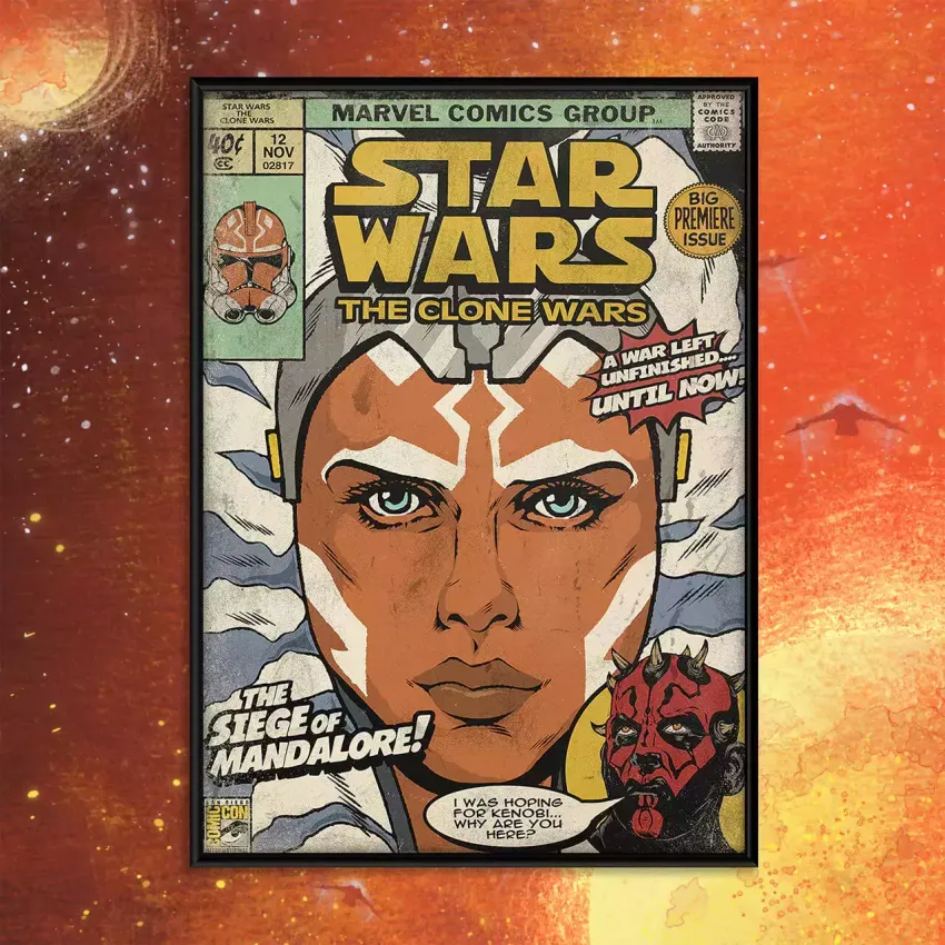 Постер "Star Wars The Clone Wars: The Siege of Mandalore" Постер "Star Wars The Clone Wars: The Siege of Mandalore"