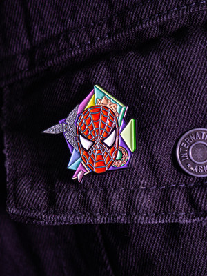 Металлический пин "Spider-Man (2002)"
