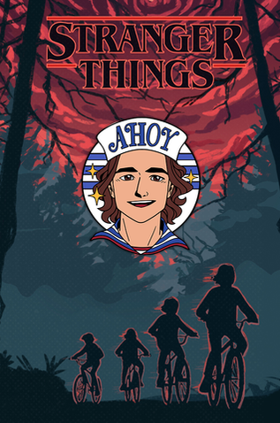 Металлический пин "Stranger Things: Ahoy Steve"