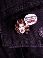 Металлический пин "X-Men: Professor Xavier is a Jerk"