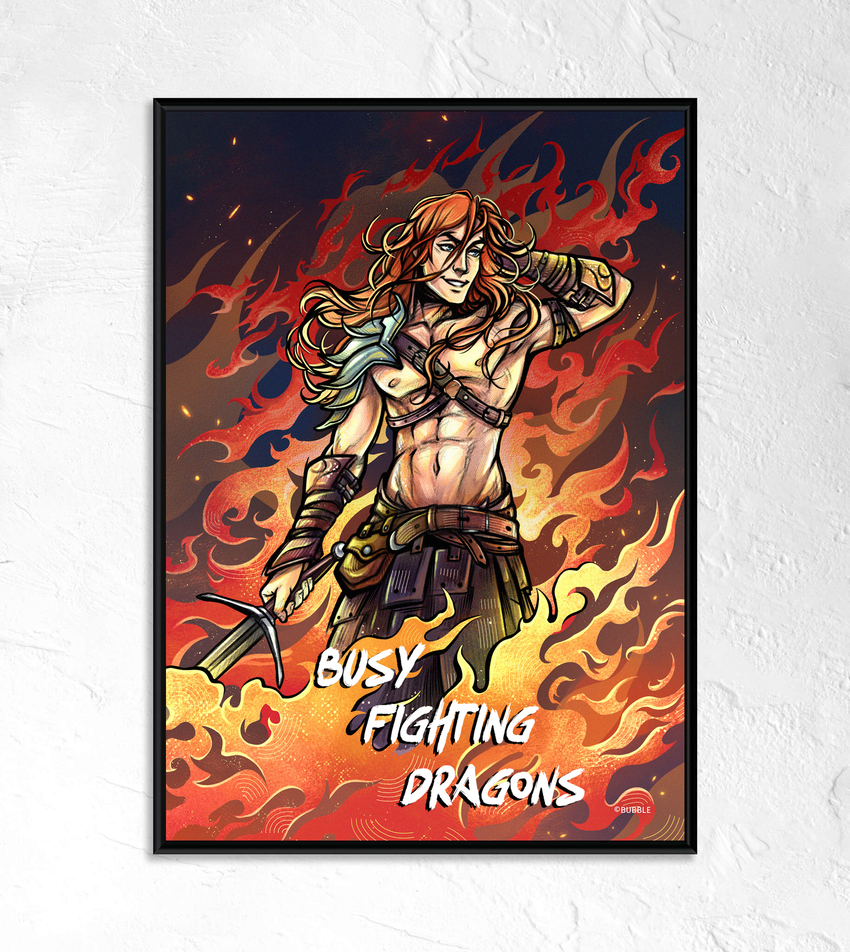 Постер “Разумовский: Busy Fighting Dragons” (двусторонний)