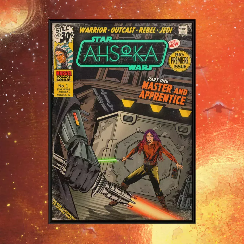 Постер "Star Wars Ahsoka #1: Master and Apprentice" Постер "Star Wars Ahsoka #1: Master and Apprentice"