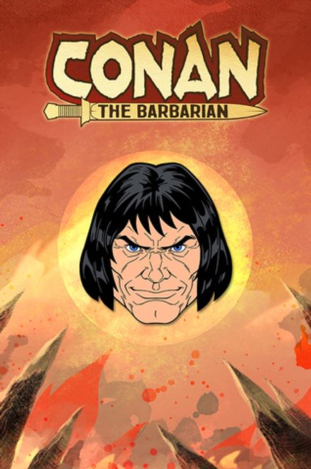 Металлический пин "Conan the Barbarian"