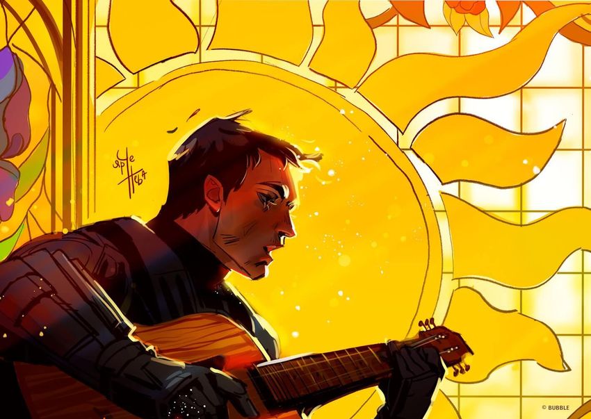 Открытка “Олег Волков: Баллада о волке и птице”