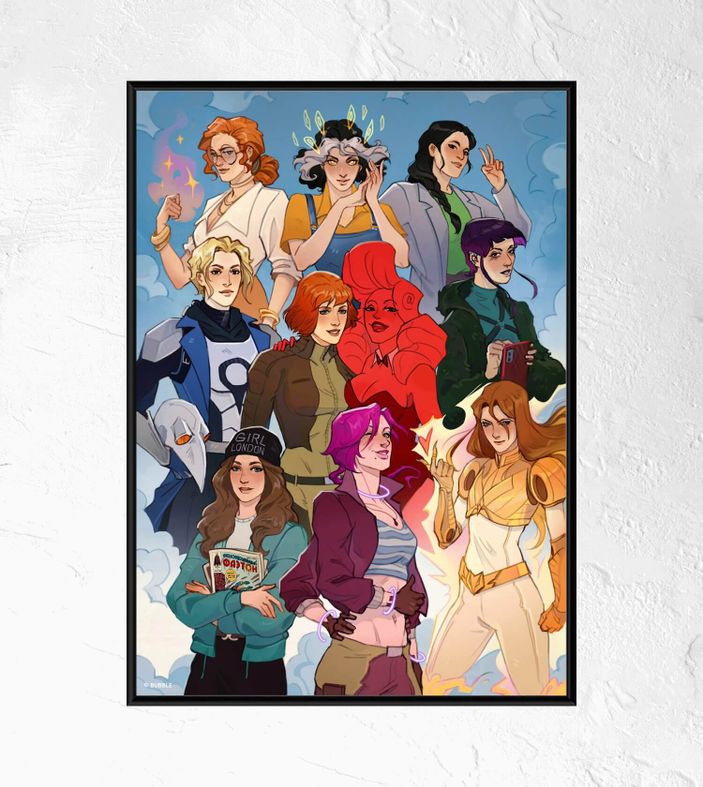 Постер “Героини BUBBLE”