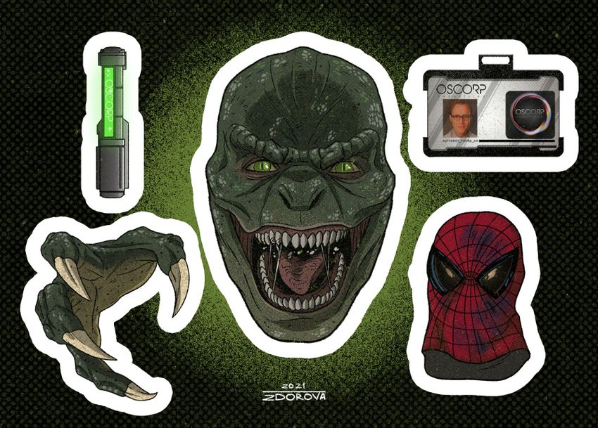 Набор стикерпаков "Зловещая Шестёрка"