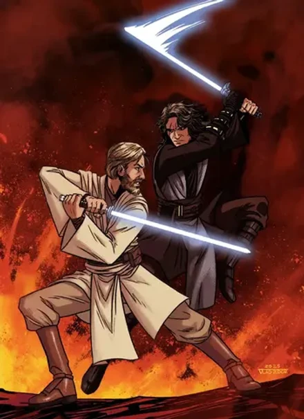 Постер "Anakin vs Kenobi"