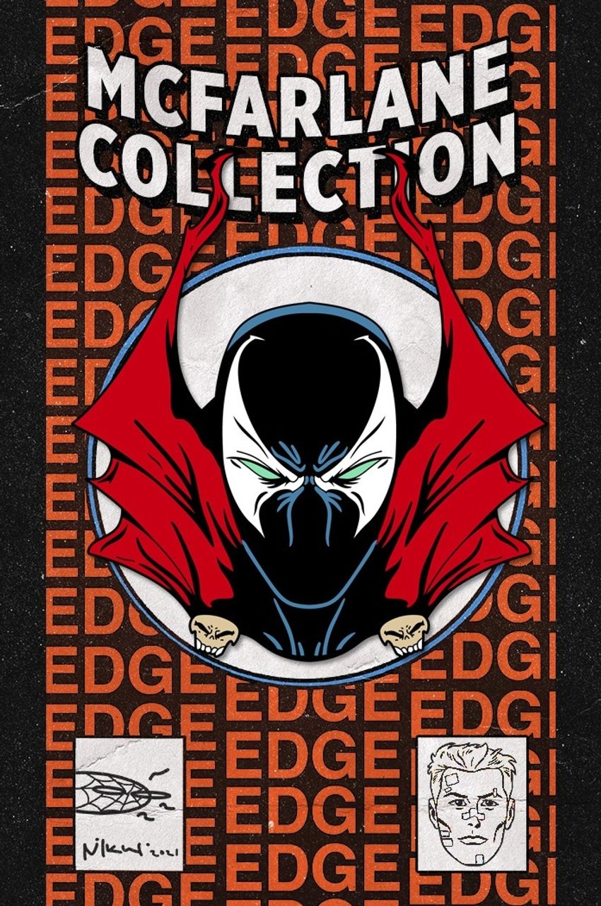 Металлический пин "McFarlane Collection Spawn"