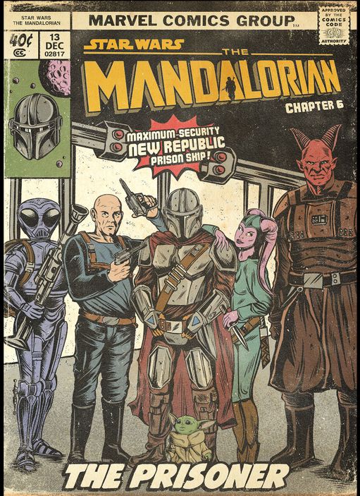 Постер  &quot;Star Wars: Mandalorian. Chapter 06 &quot;The Prisoner&quot;