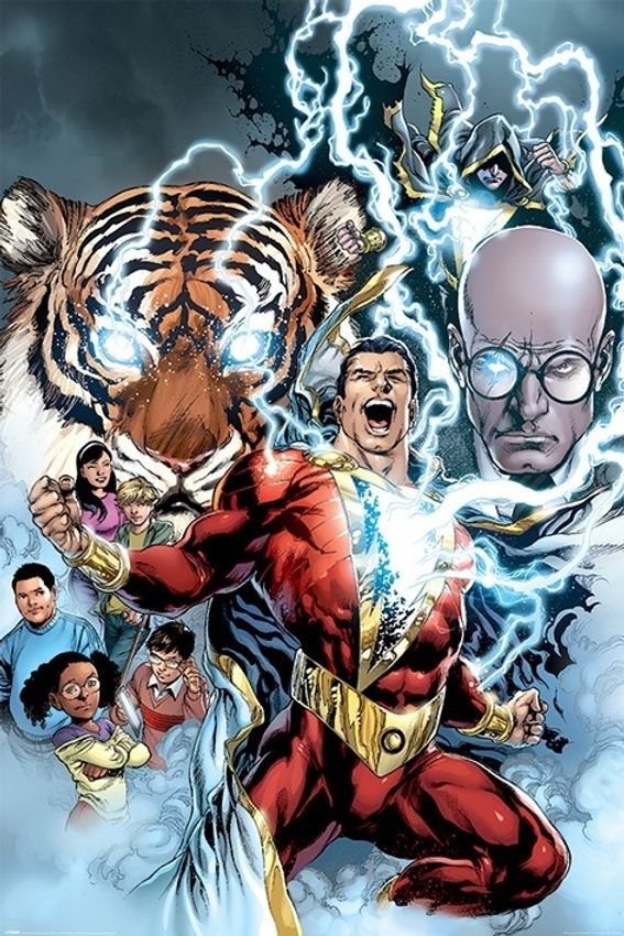Лицензионный постер (218) Shazam (The Power of Shazam) Лицензионный постер (218) Shazam (The Power of Shazam)