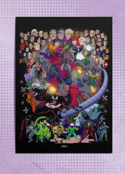 Открытка "Spider-Man 1994 Tribute: Neogenic Nightmate"
