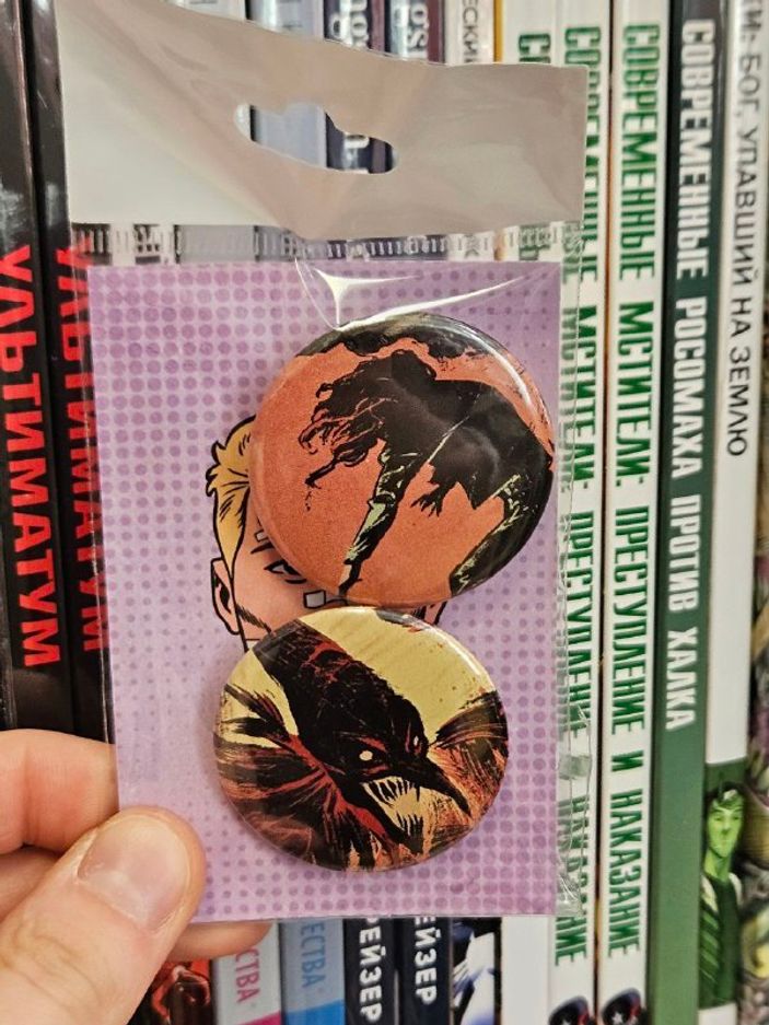 Набор значков из комикса Lucifer (2018) #2