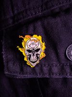 Металлический пин "McFarlane Collection Ghost Rider"
