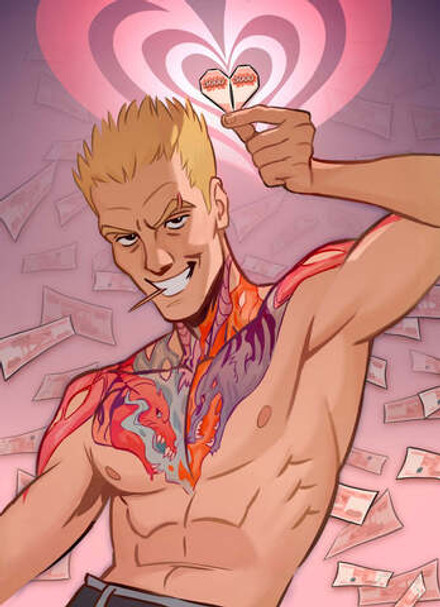 Открытка "Вадим Дракон - Любовь к деньгам"