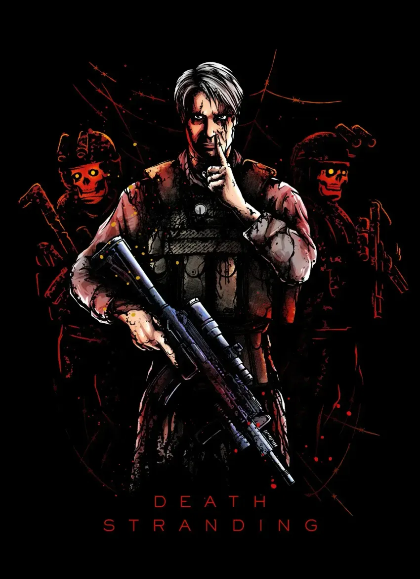 Постер "Death Strading. Cliff Unger"