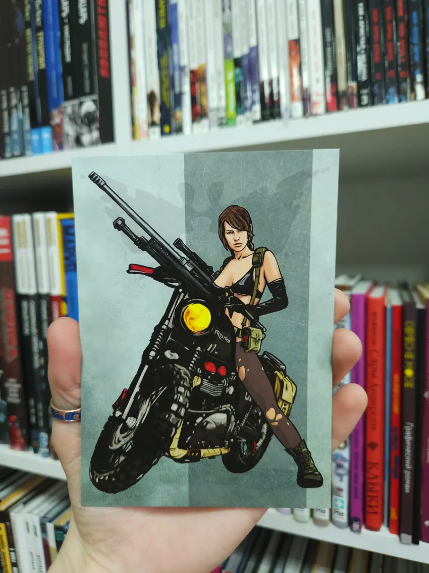 Открытка "Metal Gear Solid. Quiet"