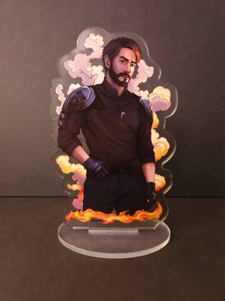 Акриловый стенд "Волков был Лев."