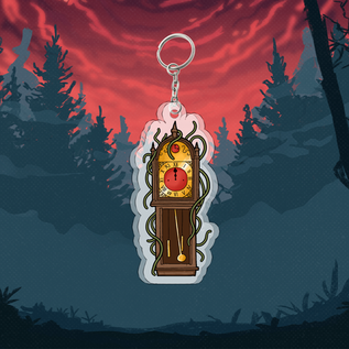 Акриловый брелок "Stranger Things: Vecna Clock"