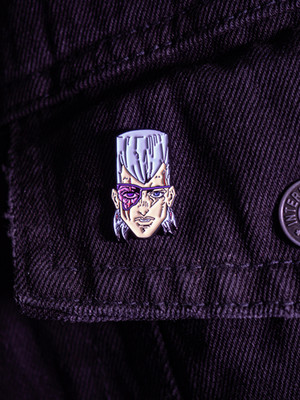 Металлический пин "JoJo Golden Wind Polnareff"