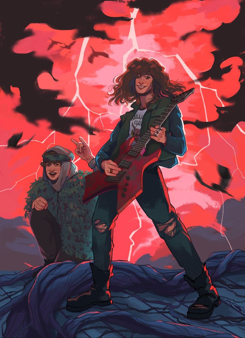Постер "Stranger Things: Most Metal Ever"