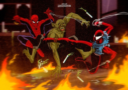 Открытка "Spider-Man: Jackal"