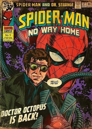 Постер "Spider-Man: No Way Home - "Doc Oc / A Spell" двусторонний