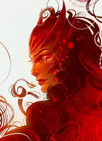 Открытка "Scarlet Witch"