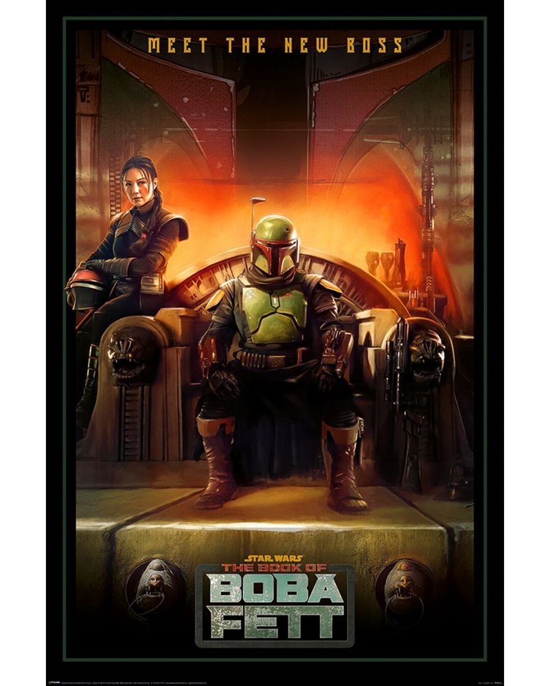 Лицензионный постер (416) Star Wars: The Book of Boba Fett (Meet The New Boss)