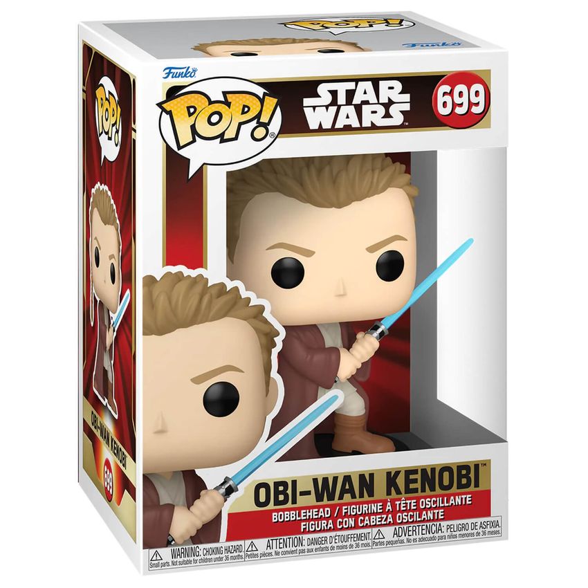 Funko POP! Bobble Star Wars Ep 1 TPM 25th Obi-Wan Kenobi Young #699