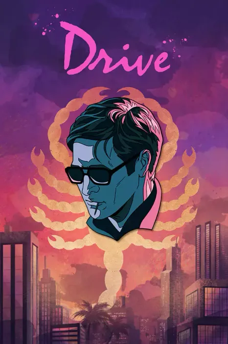 Металлический пин &quot;Ryan Gosling in... Drive&quot;