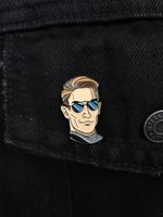 Металлический пин "Майор Гром: Игра. Август Хольт"