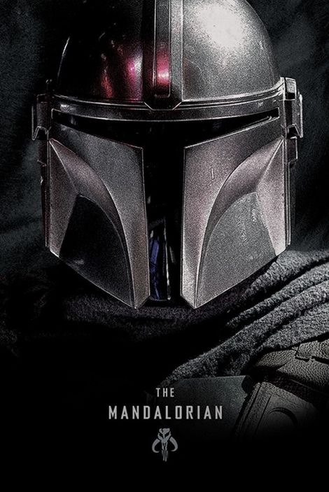 Лицензионный постер (315) Star Wars: The Mandalorian (Dark)