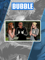 Акриловый стенд "Союзники: Ника, Джош и Лотта"