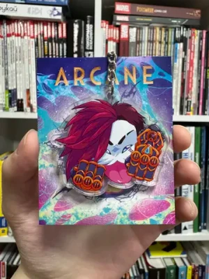 Акриловый брелок "Arcane: Vi Porodized"