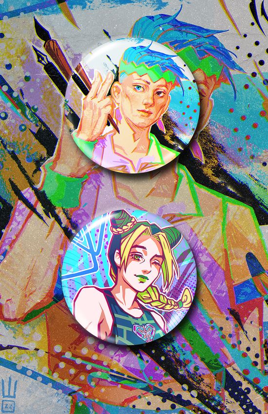 Набор значков &quot;JoJo&#39;s&quot;